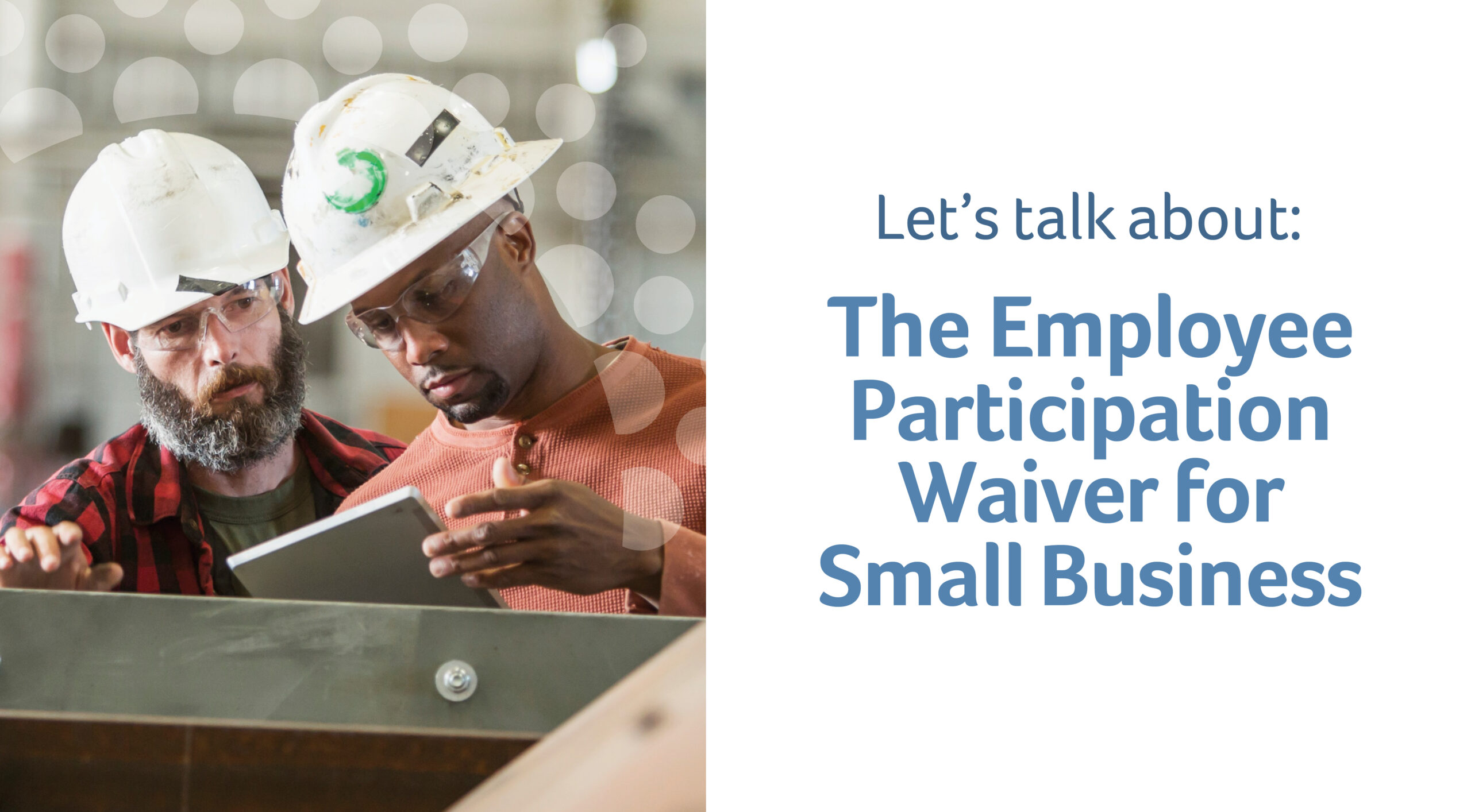 small business plan waiver